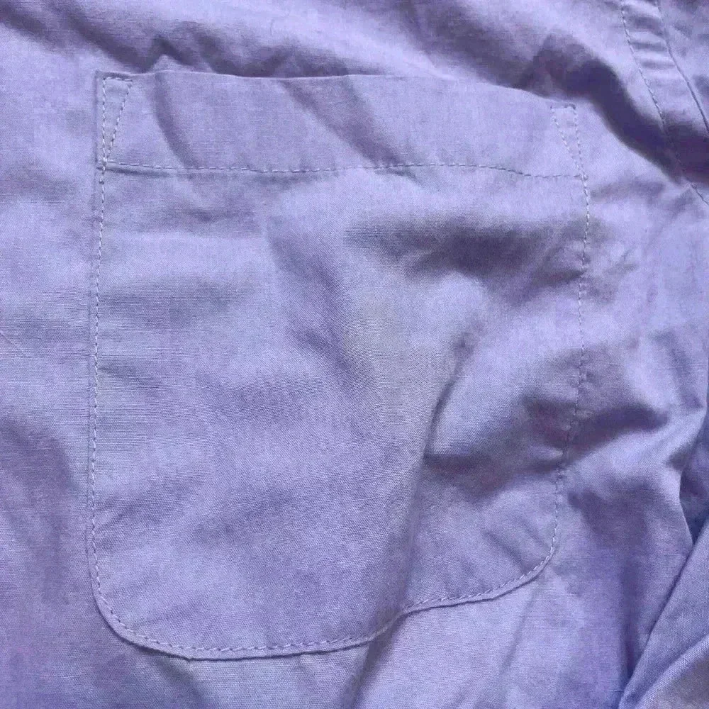 Bergamo New York Boys Size 14 Dress Shirt Purple